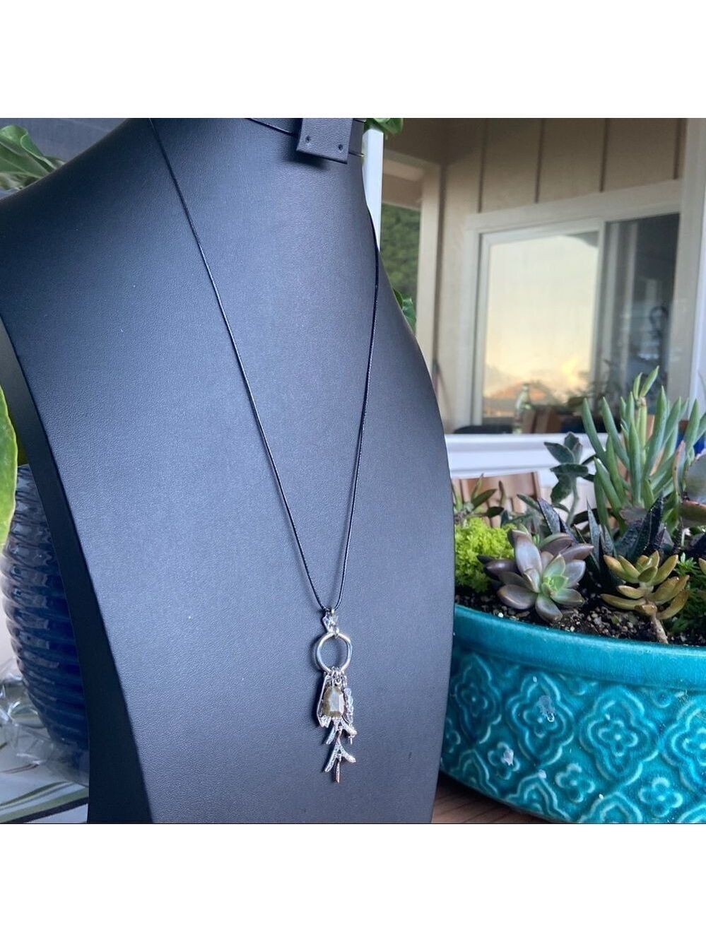 Vantel Pearl Co.  Silver Confetti Necklace